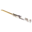 Molex Male Crimp Terminal 70021 Series, 3A Current, 24 AWG Min to 22 AWG Max, Gold Plated, Phosphor Bronze 16-02-0115
