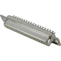 HARTING Stamped 15 Way Straight 2.77 mm Pitch Panel Mount D-Sub Connector with Flange Female 09672154704