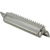 HARTING Stamped 15 Way Straight 2.77 mm Pitch Panel Mount D-Sub Connector with Flange Female 09672154704