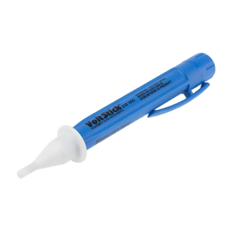 RS PRO Non-Contact Voltage Indicator 230 V AC to 1000 V AC CAT III Safety 151 mm Length 18 mm Diameter 50 g Weight 141-1995