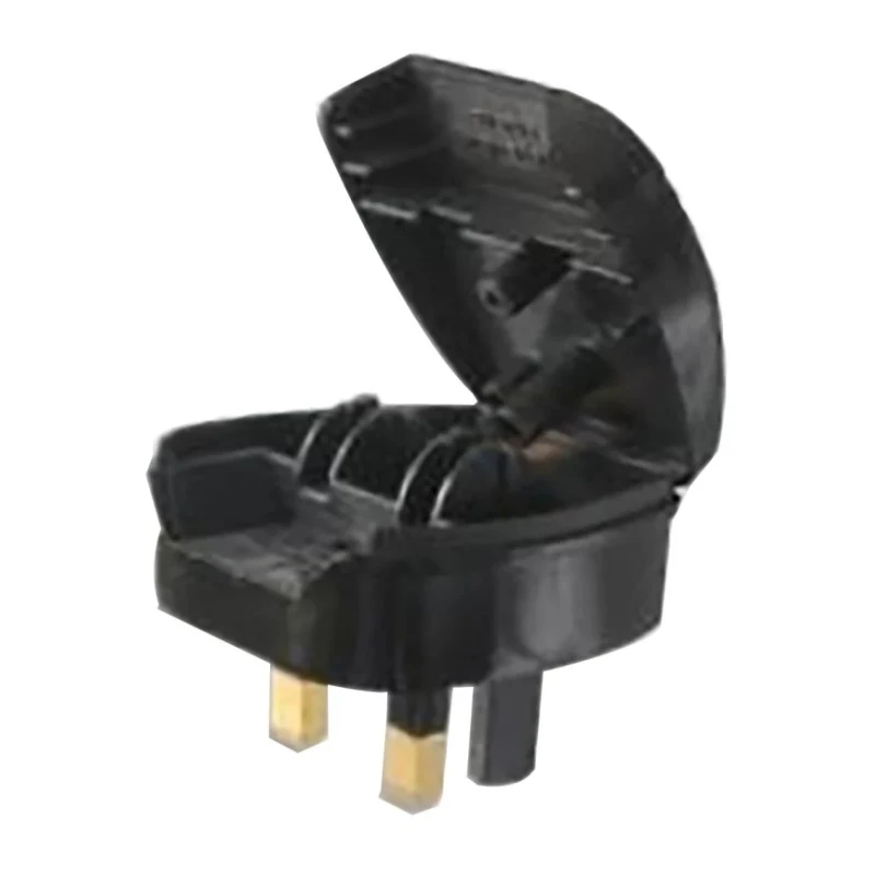 PowerConnections Mains Connector Converter USA, China, Japan to UK Type G 10A 240V ACP/BK