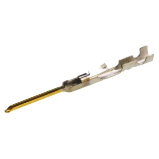 Molex 70021 Series Male Crimp Terminal 3A Current 30 AWG Min 24 AWG Max Gold Plating Phosphor Bronze 16-02-0109
