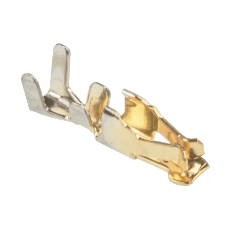 Molex 50394 Series Female Crimp Terminal, 2A Current, 30 AWG Min Crimp, 24 AWG Max, Gold Plated Phosphor Bronze 50394-8100
