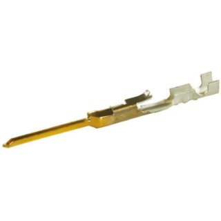 Molex Male Crimp Terminal 70021 Series 3A Current Gold Plated Phosphor Bronze Contact 24 AWG Min, 22 AWG Max 16-02-0117