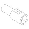 Molex Standard .062" Male Connector Housing 1.57 mm Pitch 1 Way 1 Row Straight 03-06-2011