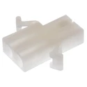 Molex STANDARD .093" Female Connector Housing, 14 A Current Rating, 6.3 mm Pitch, 2 Way, 1 Row Straight 03-09-1027
