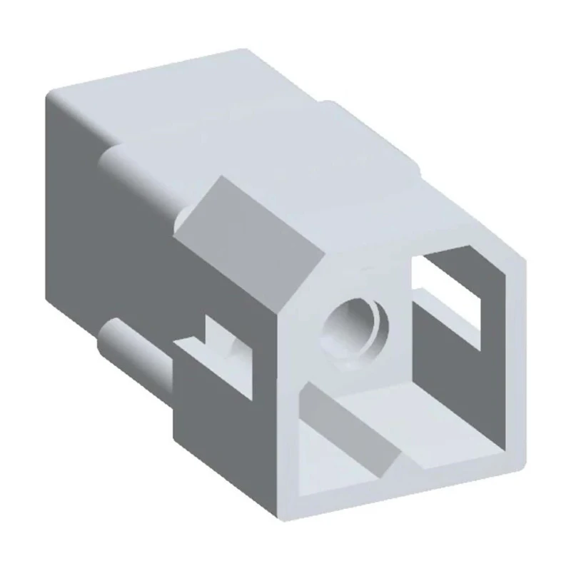 Molex Standard .093" Male Connector Housing, 5.03 mm Pitch, 4 Way, 2 Row Straight 03-09-2049