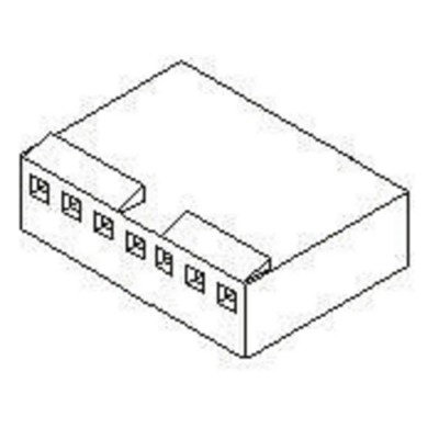 Molex KK 254 Female Connector Housing 2.54 mm Pitch 10 Way 1 Row Straight 10-11-2103