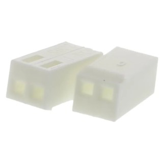 Molex Female Connector Housing Nylon 2.54 mm Pitch 2 Way 1 Row Straight 2695 Series 22-01-2027