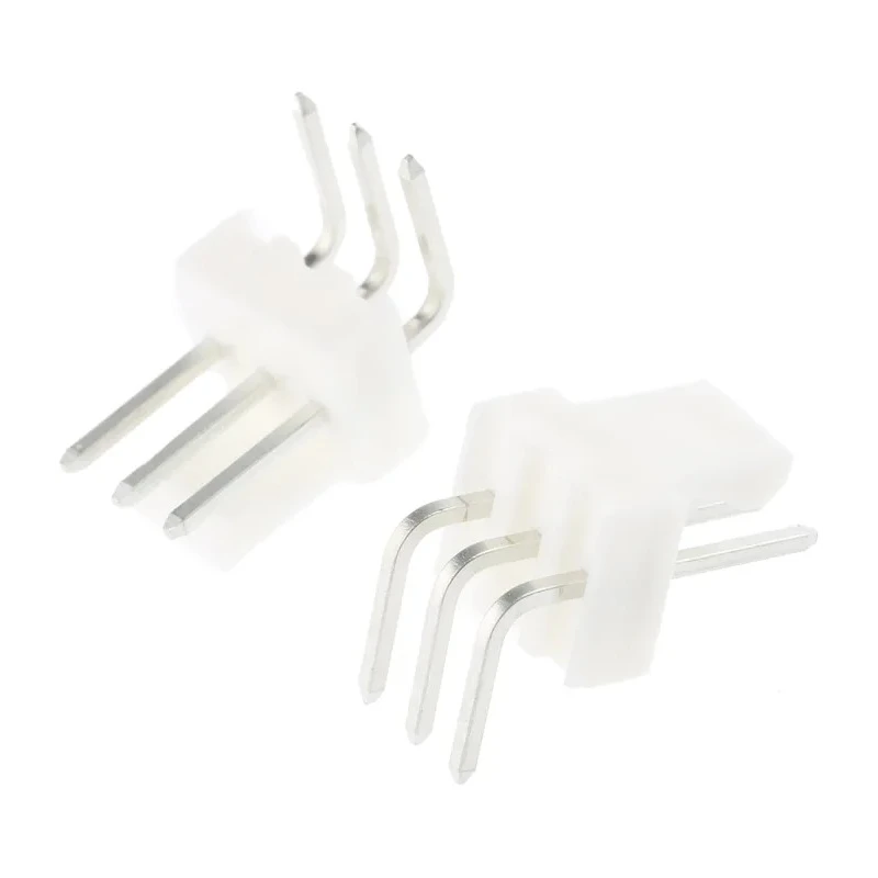 Molex KK 254 Series Right Angle Through Hole Pin Header 3 Contact 2.54 mm Pitch 1 Row Unshrouded 22-05-3031