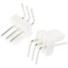 Molex KK 254 Series Right Angle Through Hole Pin Header 3 Contact 2.54 mm Pitch 1 Row Unshrouded 22-05-3031