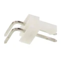 Molex KK 254 Series Right Angle Through Hole Pin Header, 2 Contact, 2.54 mm Pitch, 1 Row, Nylon Housing, Brass 22-05-3021