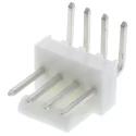 Molex KK 254 Series Right Angle Through Hole Pin Header, 4 Contacts, 2.54 mm Pitch, 1 Row, Unshrouded 22-05-3041