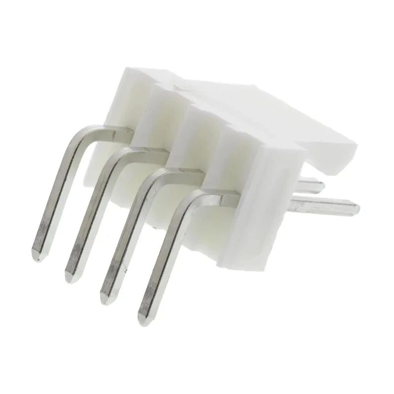 Molex KK 254 Series Right Angle Through Hole Pin Header, 4 Contacts, 2.54 mm Pitch, 1 Row, Unshrouded 22-05-3041