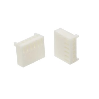 TE Connectivity Molex 2695 Female Connector Housing Nylon 2.54 mm Pitch 6 Way 1 Row Straight 22-01-3067