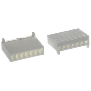 Molex KK 254 Female Connector Housing Nylon Cable Mount 7 Contacts 2.54 mm Pitch 22-01-3077