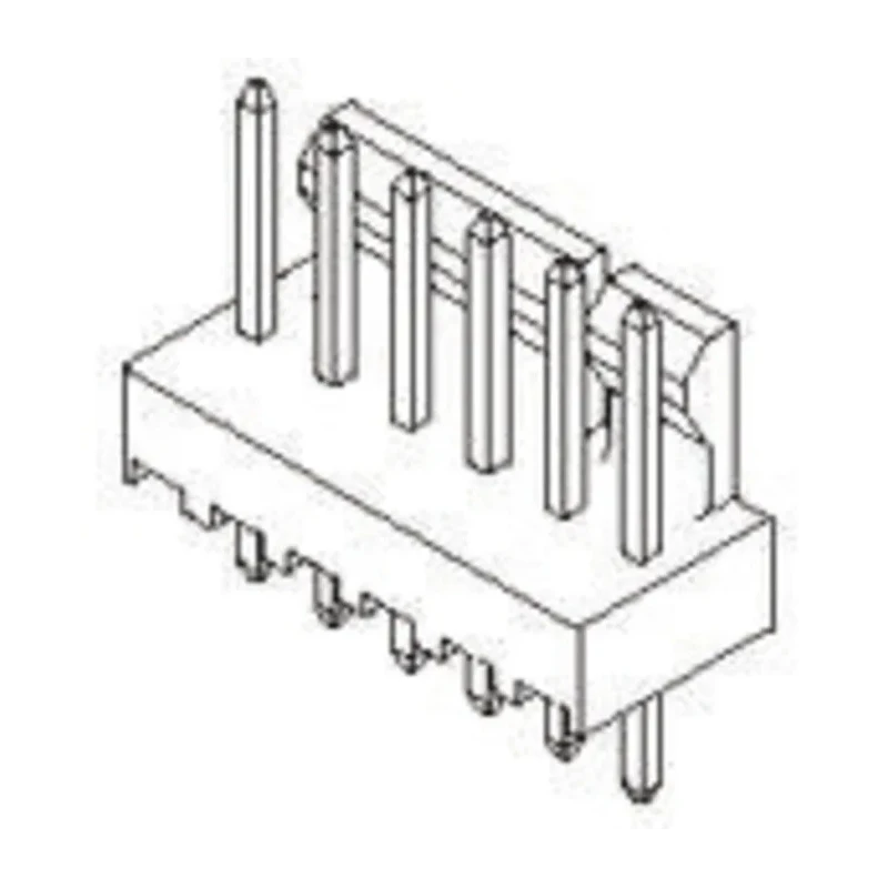 Molex KK 254 Series Straight Through Hole Pin Header, 10 Contacts, 2.54 mm Pitch, 1 Row, Unshrouded 22-11-2102