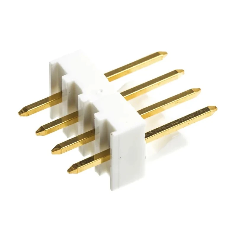 Molex KK 254 Series Straight Through Hole Pin Header 4 Contacts 2.54 mm Pitch 1 Row Unshrouded 22-11-2042