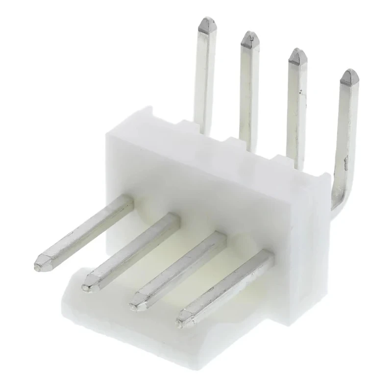 Molex KK 254 Series Right Angle Through Hole Pin Header 4 Contacts 2.54 mm Pitch 1 Row Unshrouded 22-05-3041