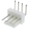 Molex KK 254 Series Right Angle Through Hole Pin Header 4 Contacts 2.54 mm Pitch 1 Row Unshrouded 22-05-3041