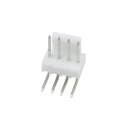 Molex KK 254 Series Right Angle Through Hole Pin Header 4 Contacts 2.54 mm Pitch 1 Row Unshrouded 22-05-3041