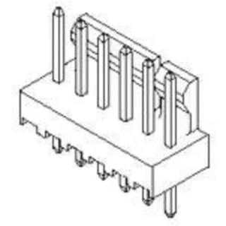 Molex KK 254 Series Straight Through Hole Pin Header, 10 Contacts, 2.54 mm Pitch, 1 Row, Unshrouded 22-11-2102