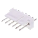 Molex KK 254 Series Straight Through Hole Pin Header, 6 Contacts, 2.54 mm Pitch, 1 Row, Unshrouded 22-23-2061