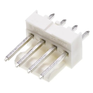 Molex KK 254 Series Wire-to-Board Through Hole Pin Header, 4 Contacts, 2.54 mm Pitch, 1 Row, Unshrouded 22-23-2041