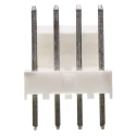 Molex KK 254 Series Wire-to-Board Through Hole Pin Header, 4 Contacts, 2.54 mm Pitch, 1 Row, Unshrouded 22-23-2041