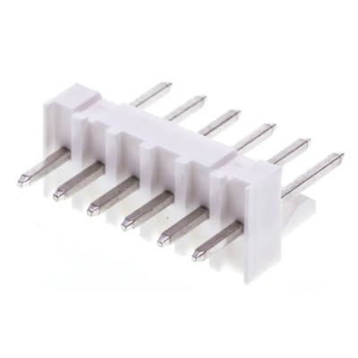 Molex KK 254 Series Straight Through Hole Pin Header 6 Contacts 2.54 mm Pitch 1 Row Unshrouded 22-23-2061