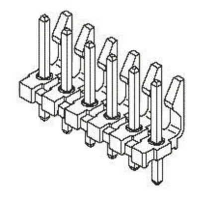 Molex KK 396 Series Straight Through Hole Pin Header, 9 Contacts, 3.96 mm Pitch, 1 Row, Unshrouded 26-48-1095
