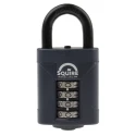 Squire Combination Padlock Die Cast, Weatherproof, 8 mm Shackle Diameter, 50 mm Body CP50