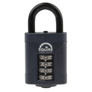 Squire Combination Padlock Die Cast, Weatherproof, 8 mm Shackle Diameter, 50 mm Body CP50