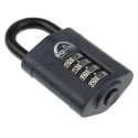 Squire Combination Padlock Die Cast, Weatherproof, 8 mm Shackle Diameter, 50 mm Body CP50