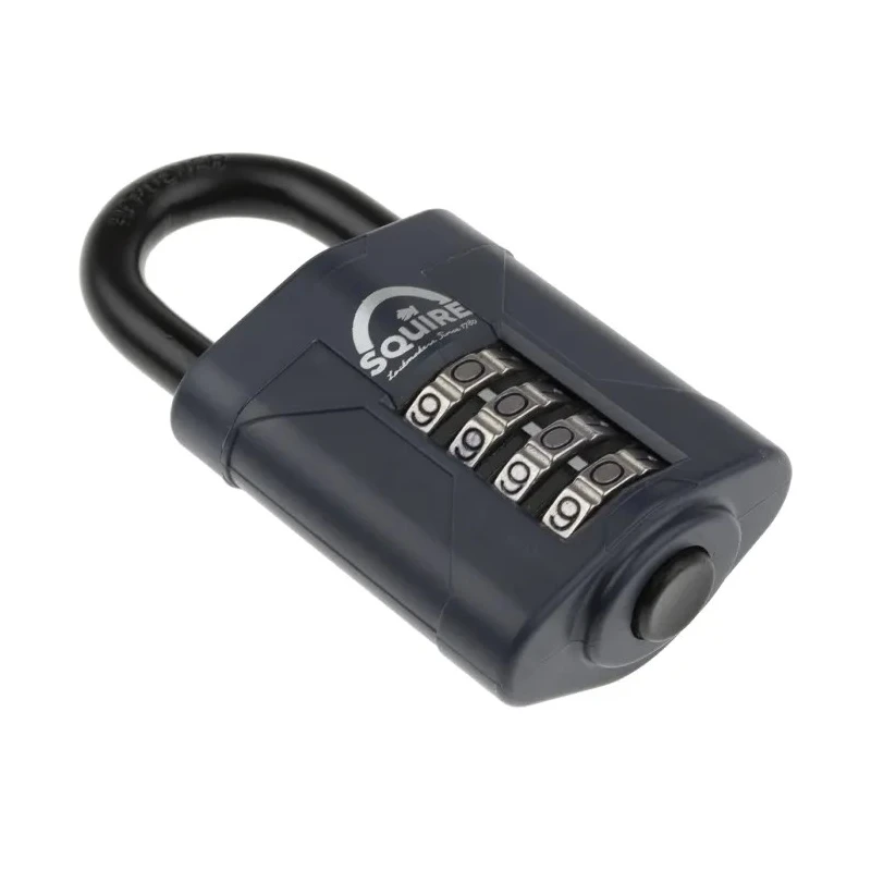 Squire Combination Padlock Die Cast, Weatherproof, 8 mm Shackle Diameter, 50 mm Body CP50