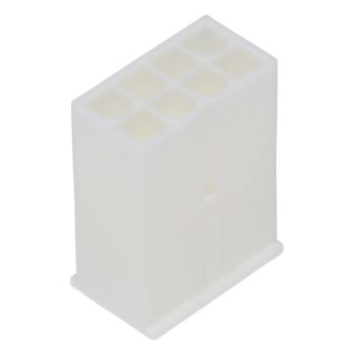 Molex Mini-Fit Jr Male Connector Housing 4.2 mm Pitch 8 Way 2 Row Straight 39-01-3089
