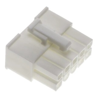 Molex Mini-Fit Female Connector Housing 4.2 mm Pitch 10 Way 2 Row Straight Nylon Cable Mount 39-01-2105