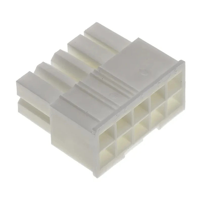 Molex Mini-Fit Female Connector Housing 4.2 mm Pitch 10 Way 2 Row Straight Nylon Cable Mount 39-01-2105