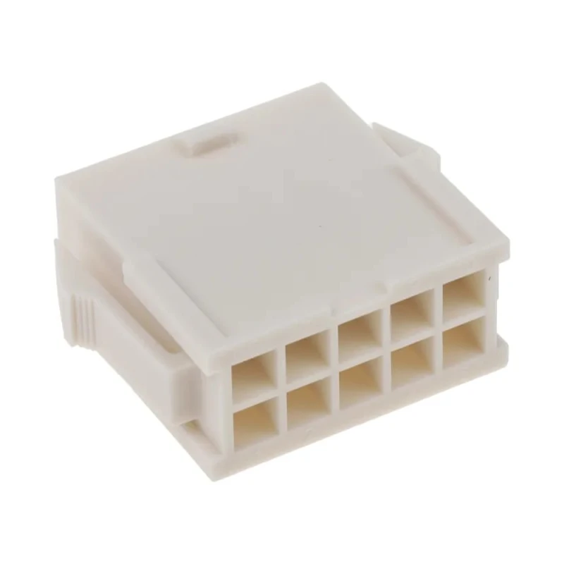 Molex Mini-Fit Jr Male Connector Housing 4.2 mm Pitch 10 Way 2 Row Straight 39-01-2106
