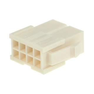 Molex Mini-Fit Jr Series Male Connector Housing Nylon 4.2 mm Pitch 8 Way 2 Row Straight 39-01-2086