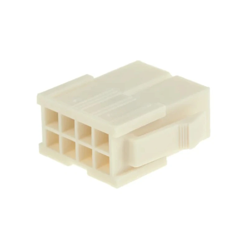 Molex Mini-Fit Jr Series Male Connector Housing Nylon 4.2 mm Pitch 8 Way 2 Row Straight 39-01-2086