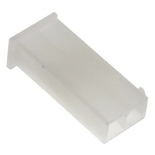 Molex Mini-Fit Jr Male Connector Housing, 4.2 mm Pitch, 2 Contacts, 2 Row Straight Nylon Cable Mount 39-01-3023