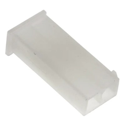 Molex Mini-Fit Jr Male Connector Housing, 4.2 mm Pitch, 2 Contacts, 2 Row Straight Nylon Cable Mount 39-01-3023