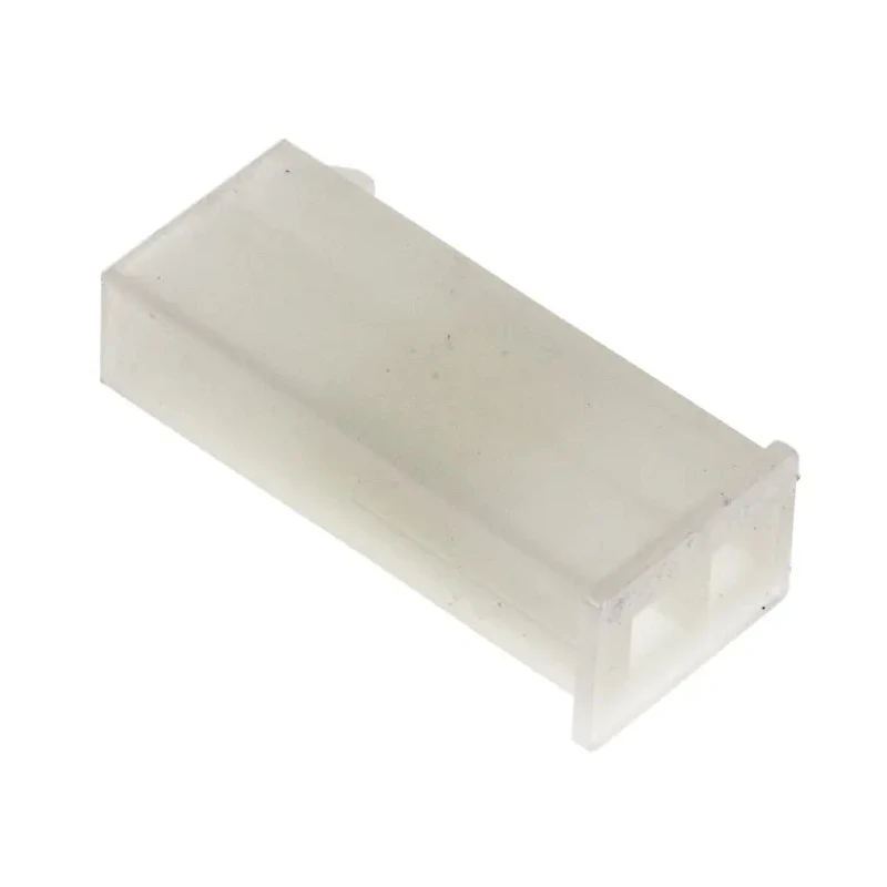 Molex Mini-Fit Jr Male Connector Housing, 4.2 mm Pitch, 2 Contacts, 2 Row Straight Nylon Cable Mount 39-01-3023