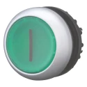 Eaton RMQ Titan M22 Series Green Maintained Push Button Head 22 mm Cutout IP67 216959 M22-DRL-G-X1