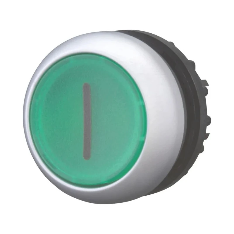 Eaton RMQ Titan M22 Series Green Maintained Push Button Head 22 mm Cutout IP67 216959 M22-DRL-G-X1