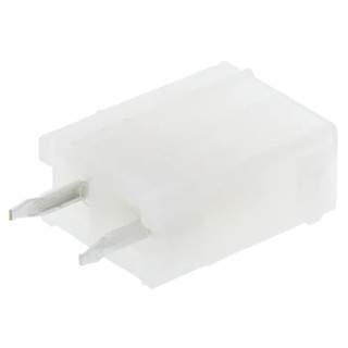 Molex Mini-Fit Jr Male Connector Housing 4.2 mm Pitch 2 Way 2 Row Straight 39-29-0023