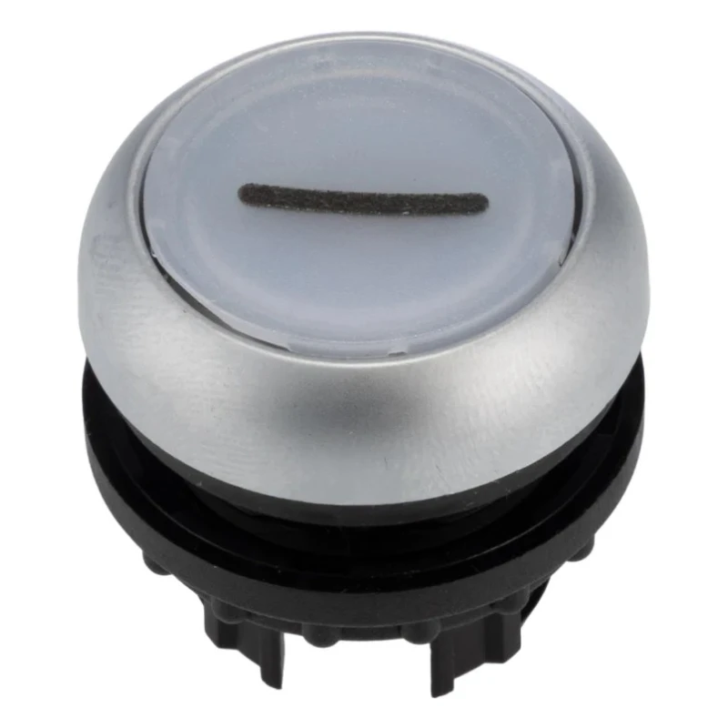 Eaton RMQ Titan M22 Series White Maintained Push Button Head, 22 mm Cutout, IP67 216963 M22-DRL-W-X1