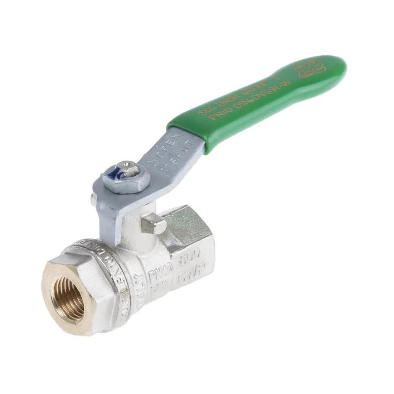 RS PRO Brass Threaded 2-Way BSPP Ball Valve 40 bar Maximum Operating Pressure 150°C Maximum Operating Temperature 141-7705