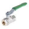 RS PRO Brass Threaded 2-Way BSPP Ball Valve 40 bar Maximum Operating Pressure 150°C Maximum Operating Temperature 141-7705